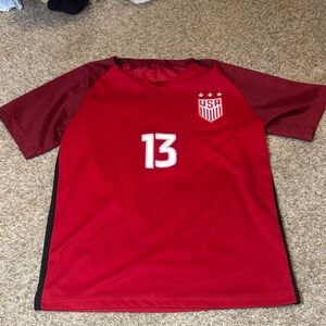 Kids Red Soccer Jersey